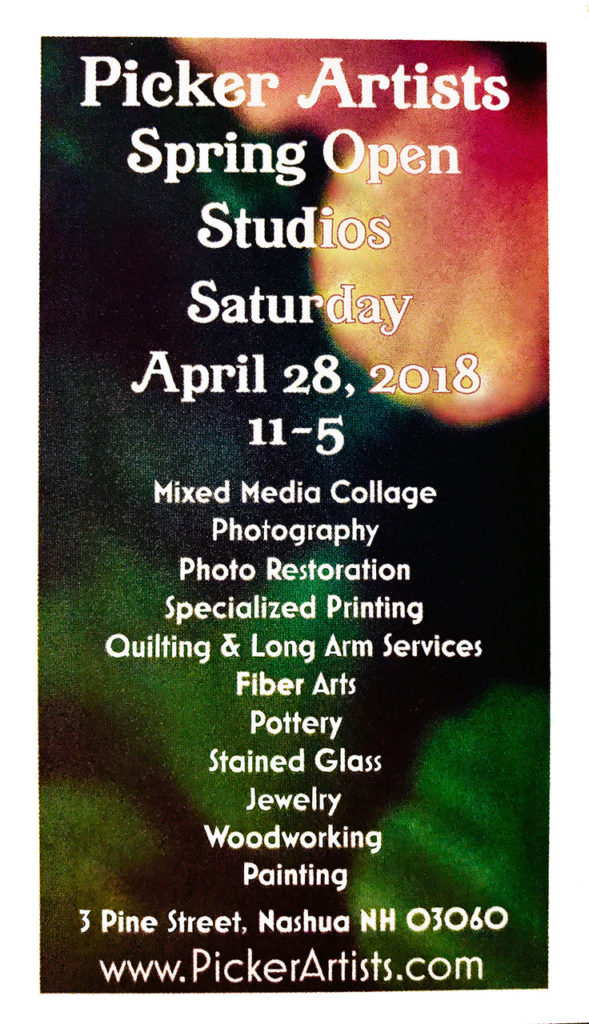 Picker Artists Open Studios Spring 2018