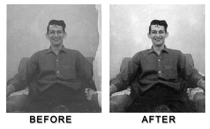 Albert Wilkinson Photo Restoration